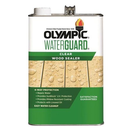 OLYMPIC Olympic 275473 1 gal Waterguard Clear Wood Sealer 275473